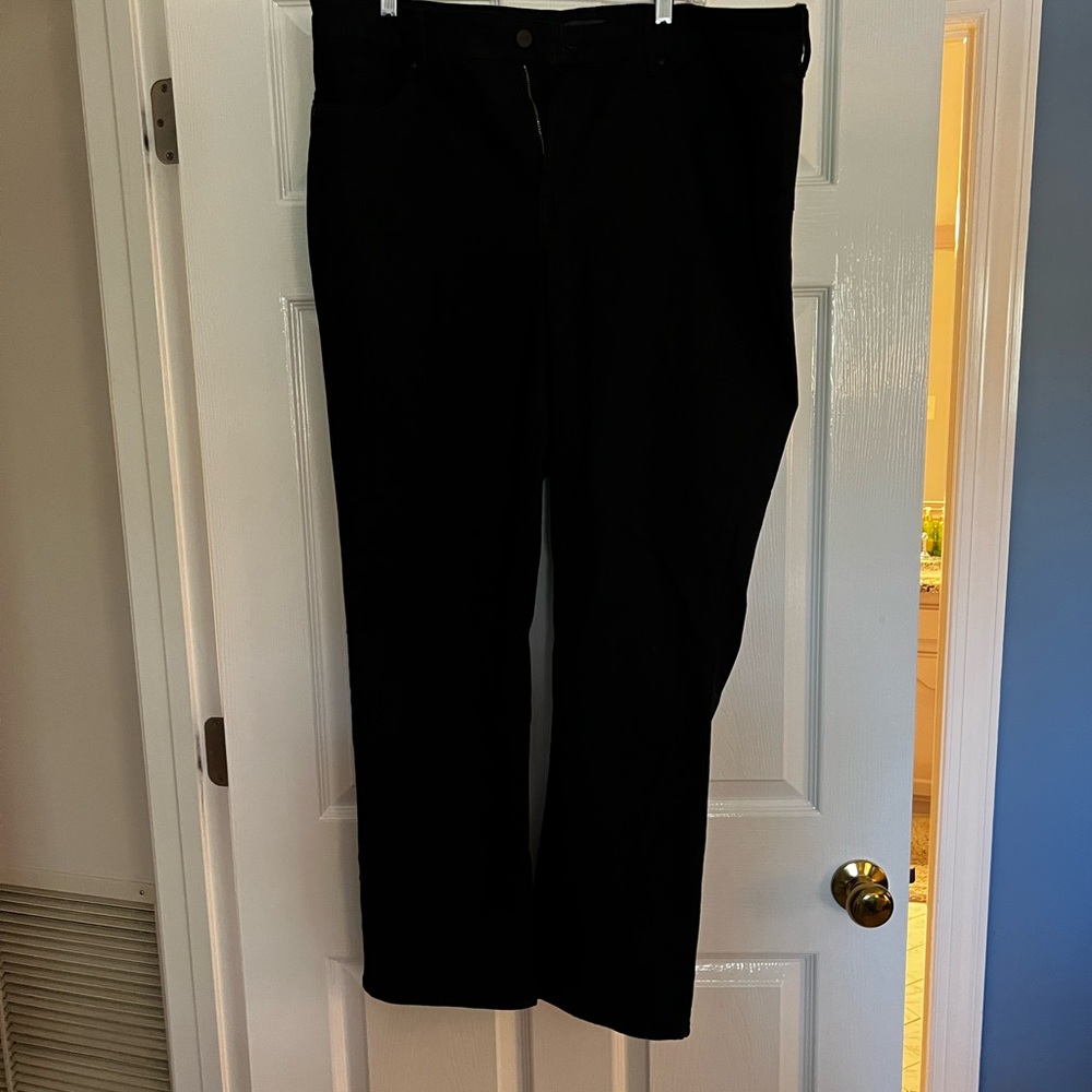NYDJ Women’s Marilyn Coated Black Jean